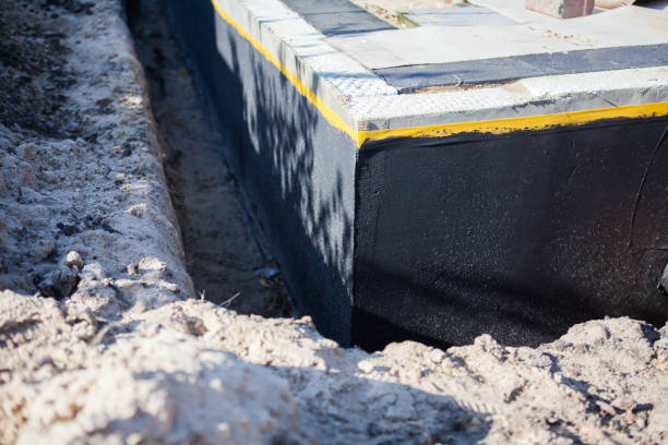 Residential Waterproofing installation at a Dover, OH home by SJ Waterproofing Pros